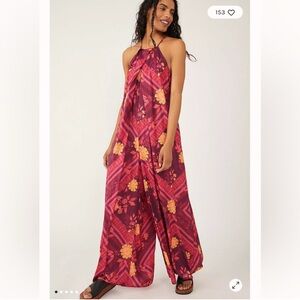 Free People Luca Wide Leg Jumpsuit XS NWOT